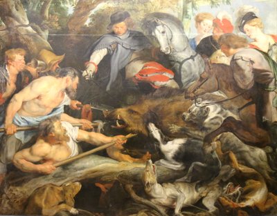 La caccia al cinghiale da Peter Paul Rubens